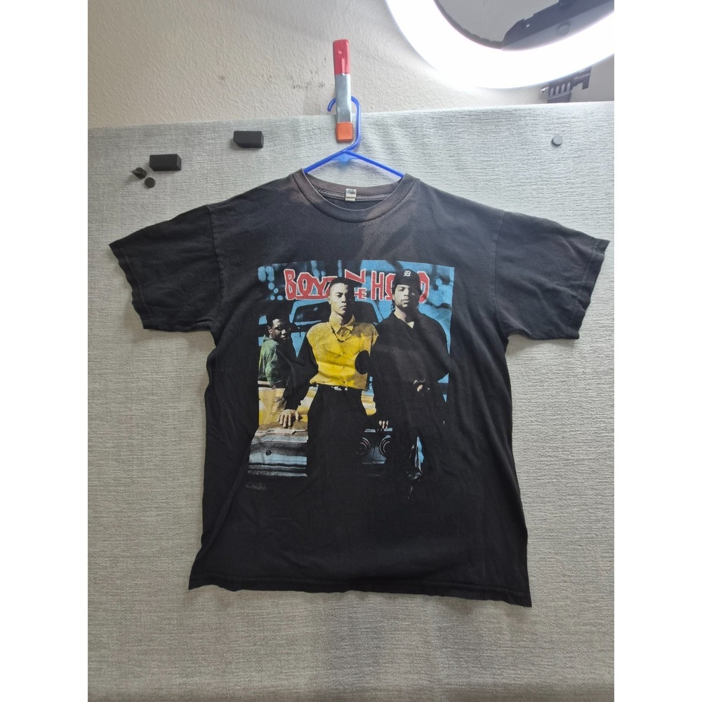 Tee Styled Shirt Mens Medium Black Cotton Boyz n The Hood Crime Thriller Graphic